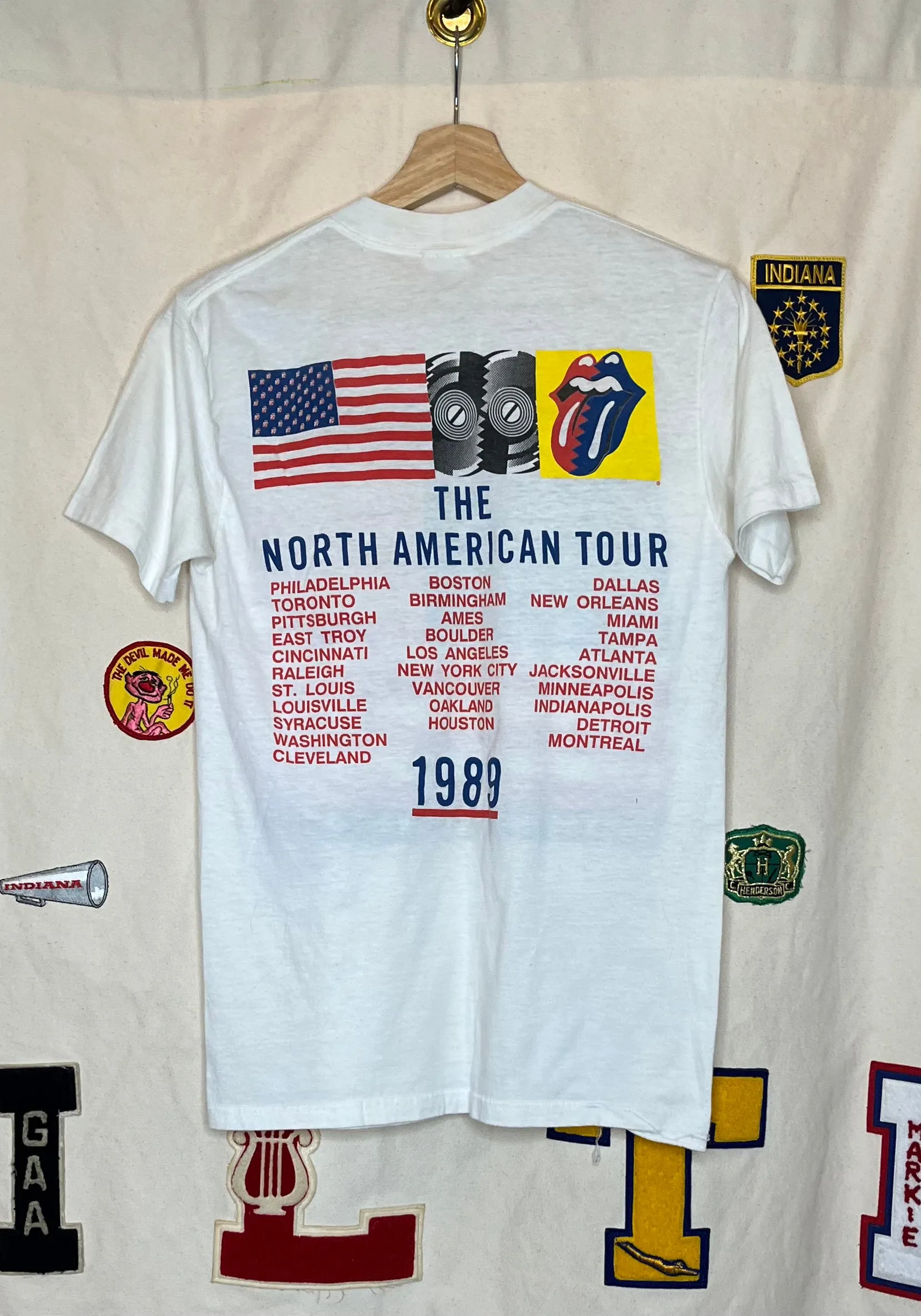 1989 The Rolling Stones Tour T-Shirt: M