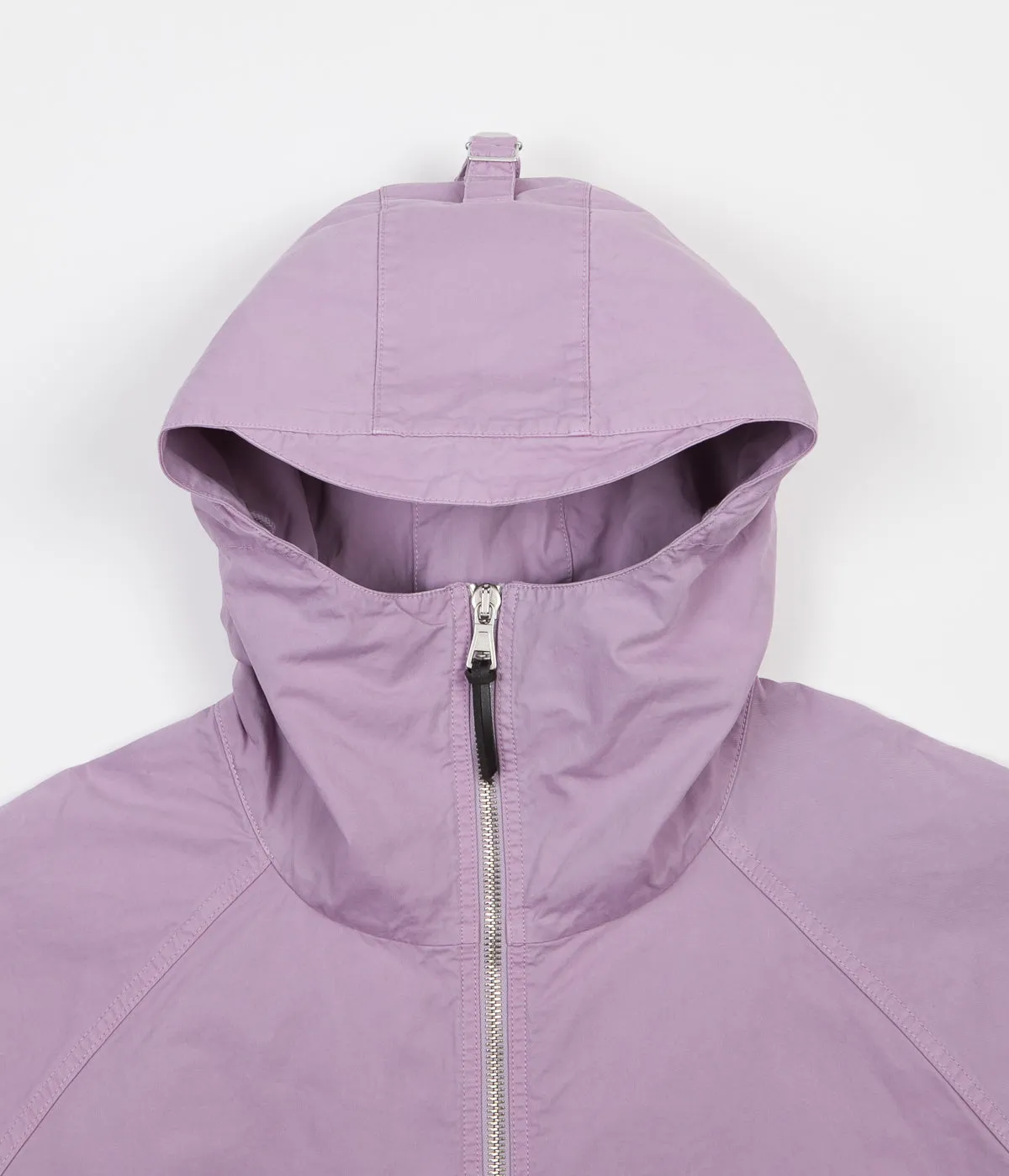 Albam Zipped Hooded Parka Jacket - Lavender Mist