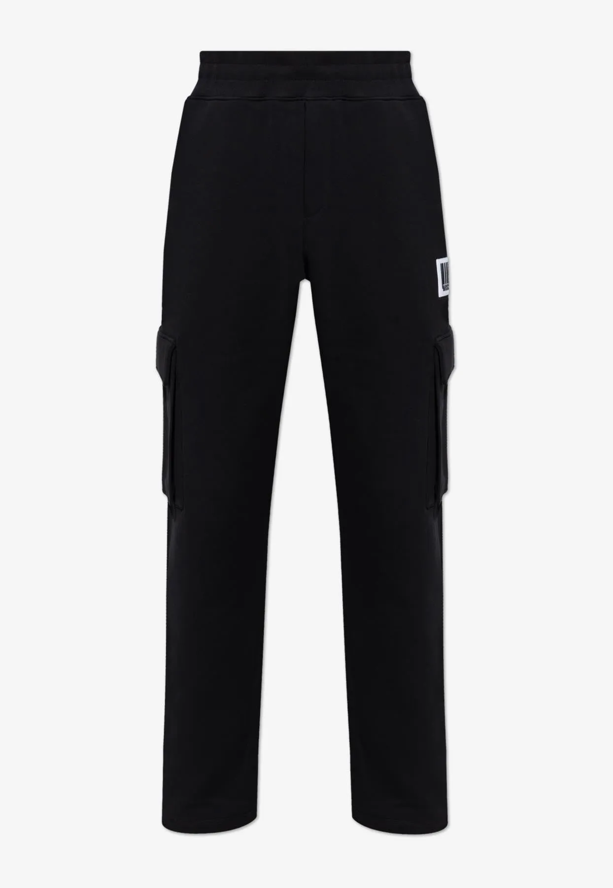 Barcode Patch Cargo Track Pants