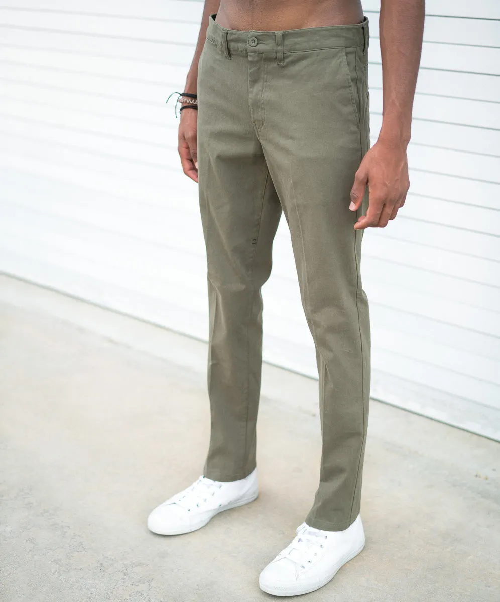 Basin Slim Chino Pant Olive