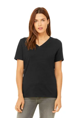 BELLA CANVAS® Women's Relaxed Heather CVC V-Neck Tee BC6405CVC