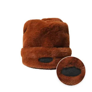 BSR FUR HAT BROWN