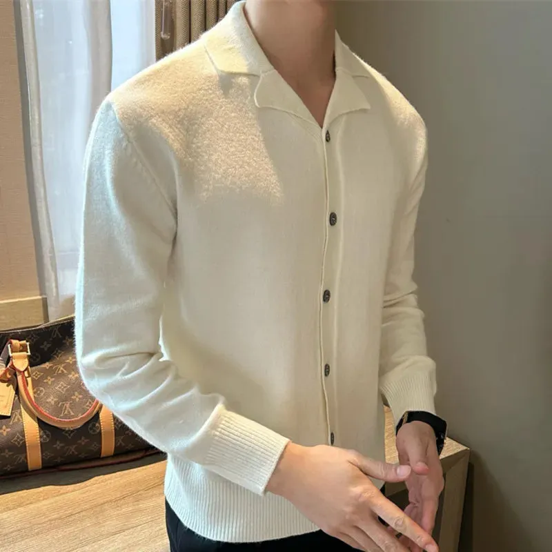 Business casual knitted cardigan