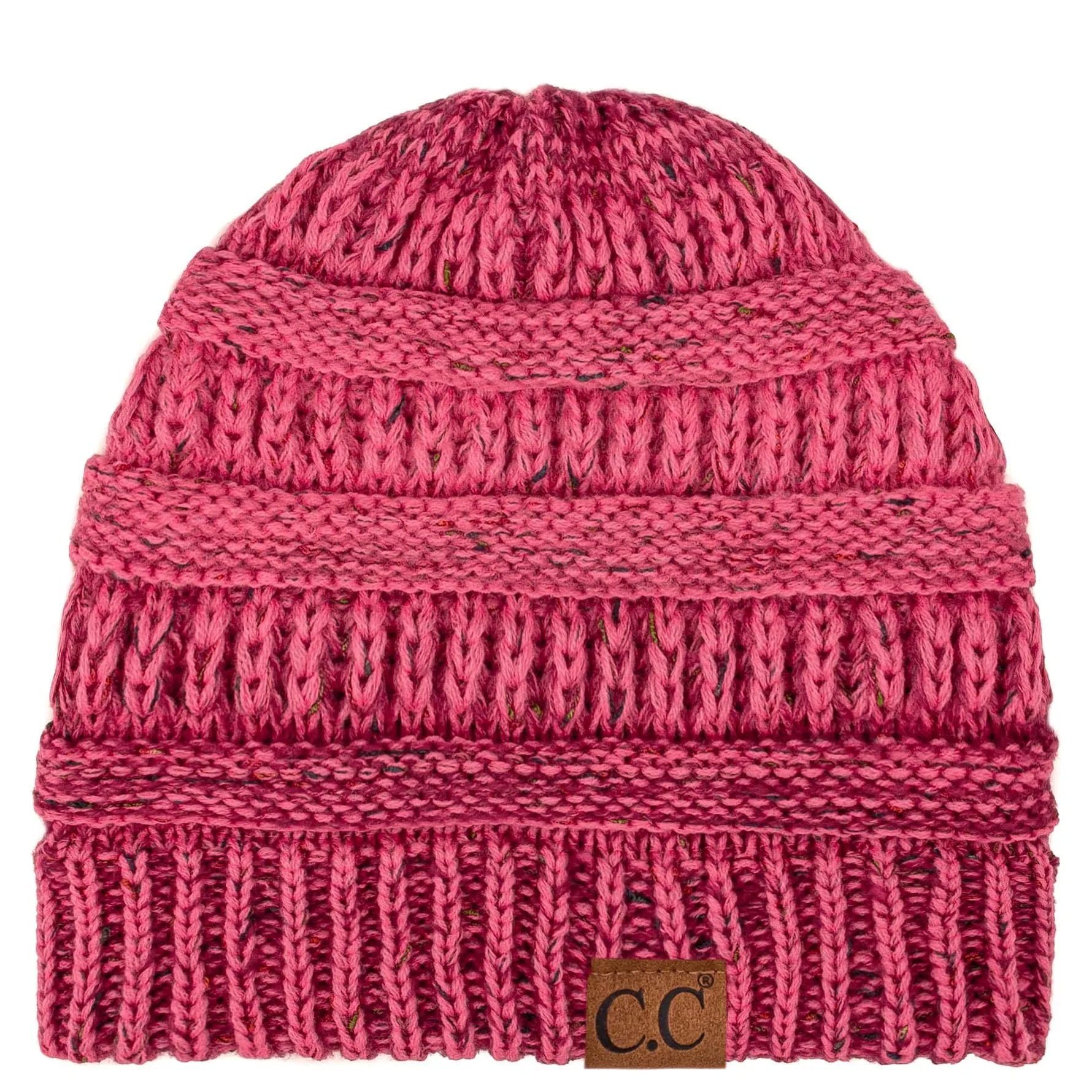 C.C YJ817 - Trendy Warm Chunky Soft Stretch Ombre Cable Knit Beanie Skully