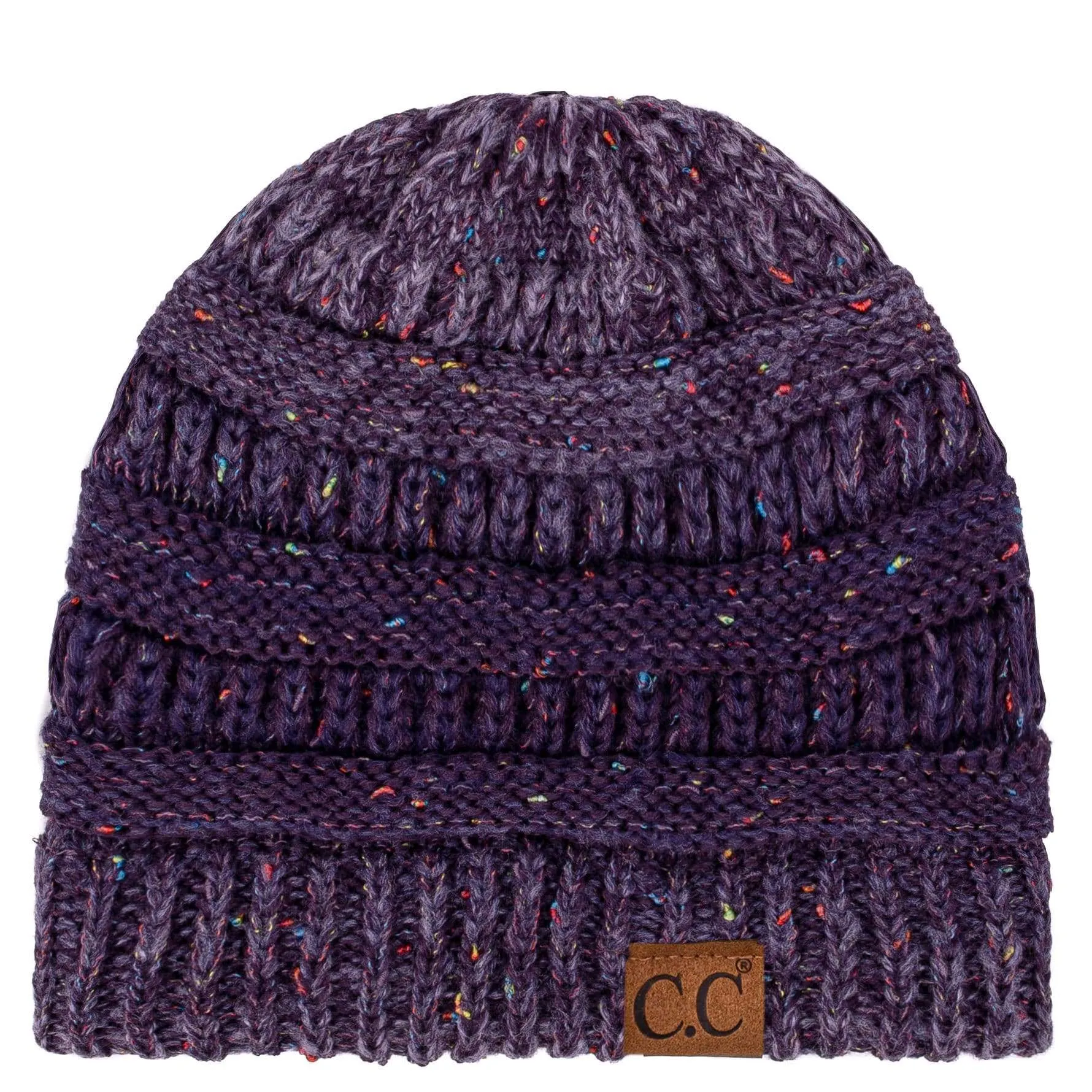 C.C YJ817 - Trendy Warm Chunky Soft Stretch Ombre Cable Knit Beanie Skully