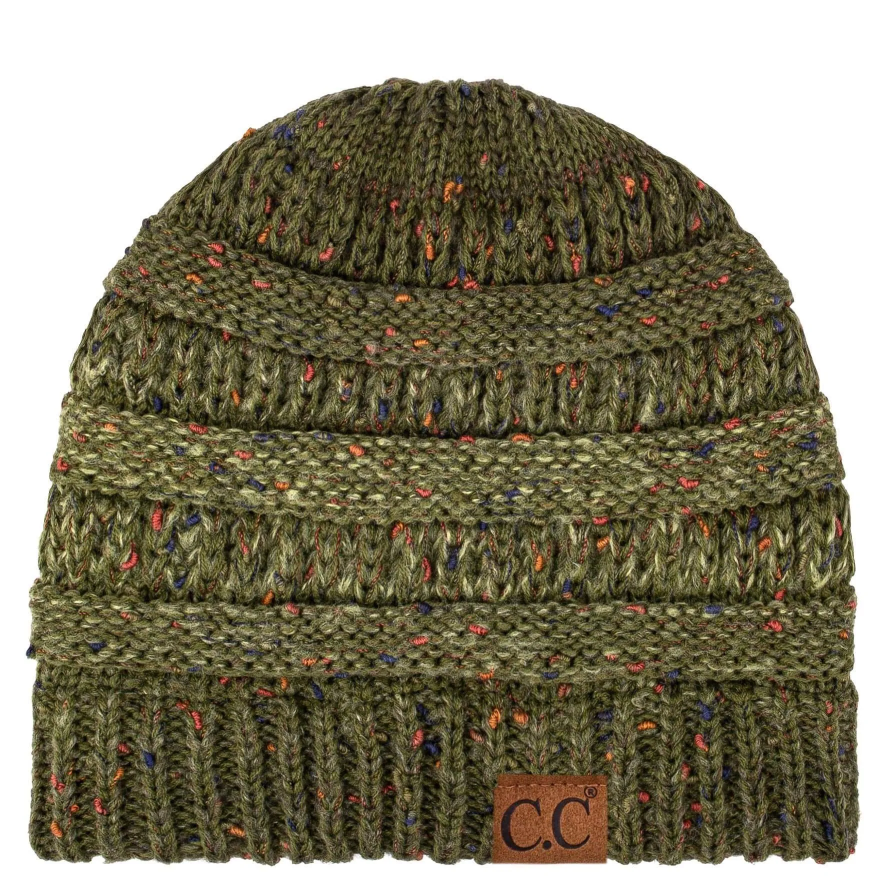 C.C YJ817 - Trendy Warm Chunky Soft Stretch Ombre Cable Knit Beanie Skully