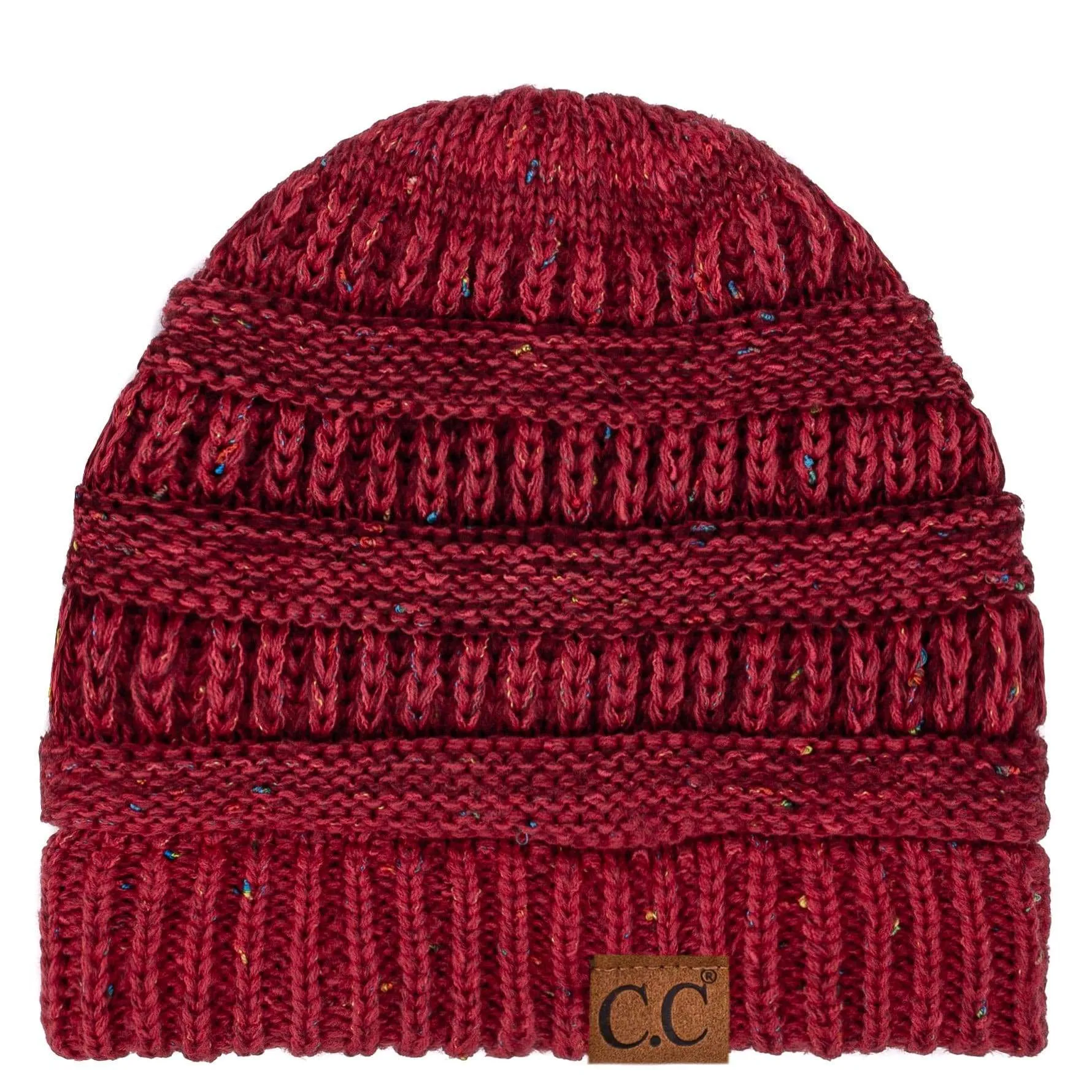 C.C YJ817 - Trendy Warm Chunky Soft Stretch Ombre Cable Knit Beanie Skully