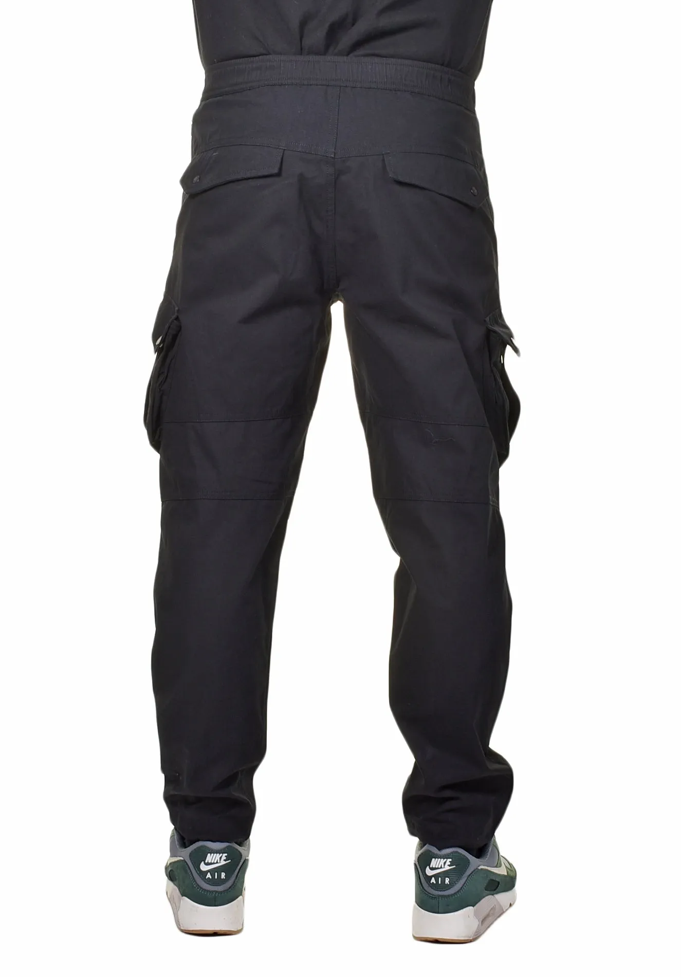 Cordura Nyco Water Repellent Cargo Travel Pants Black