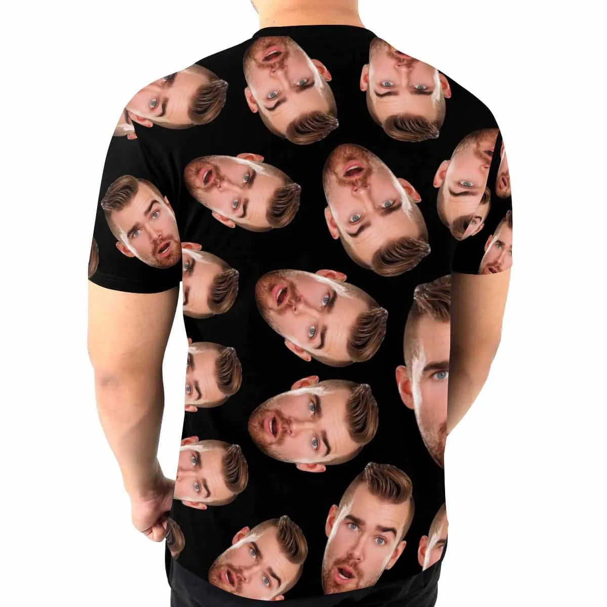 Custom Face Spin Men's T-shirt