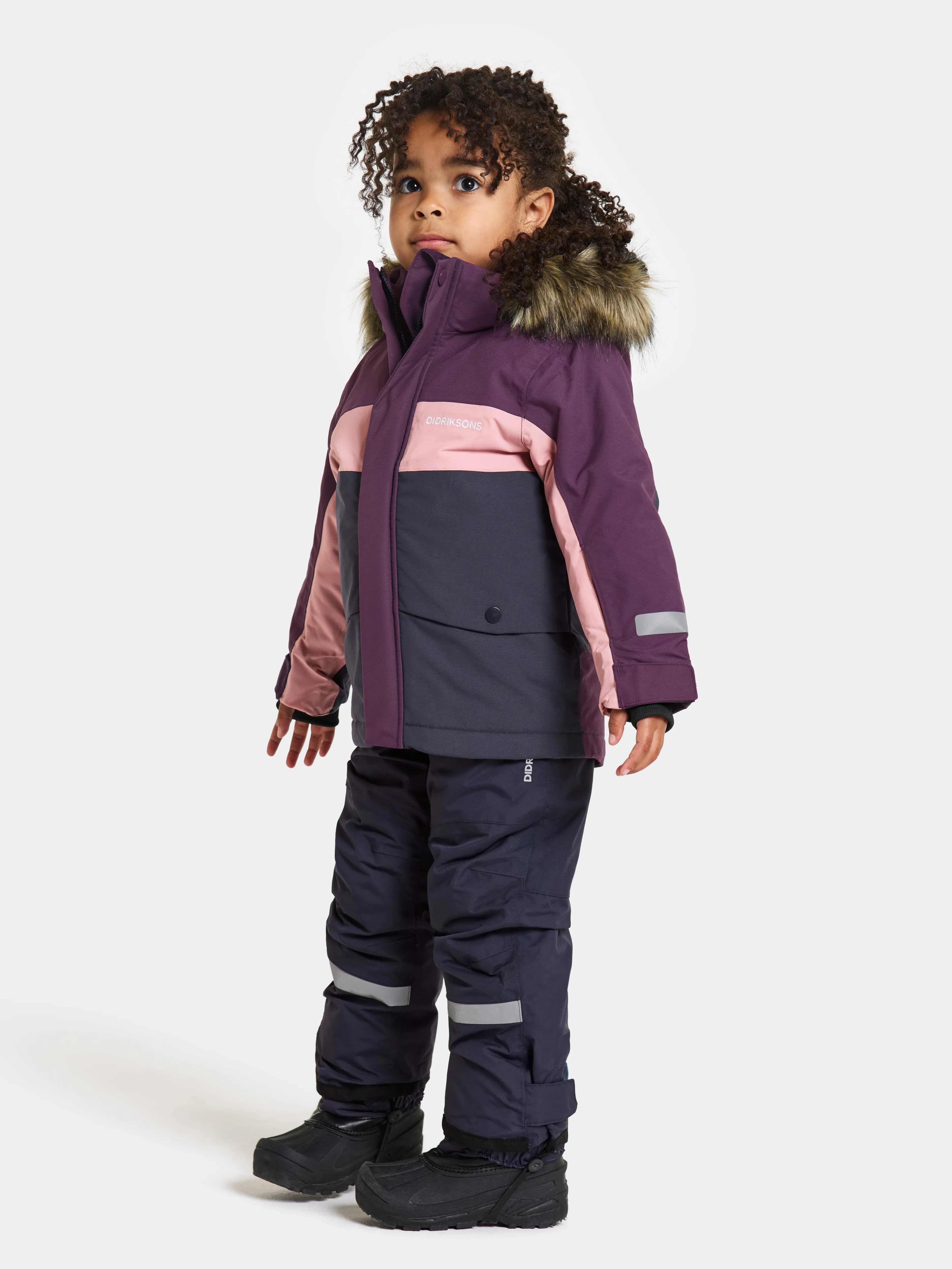 Didriksons Kids&#x27; Bjärven Parka 2 Plumb | Buy Didriksons Kids&#x27; Bjärven Parka 2 Plumb here | Outnorth