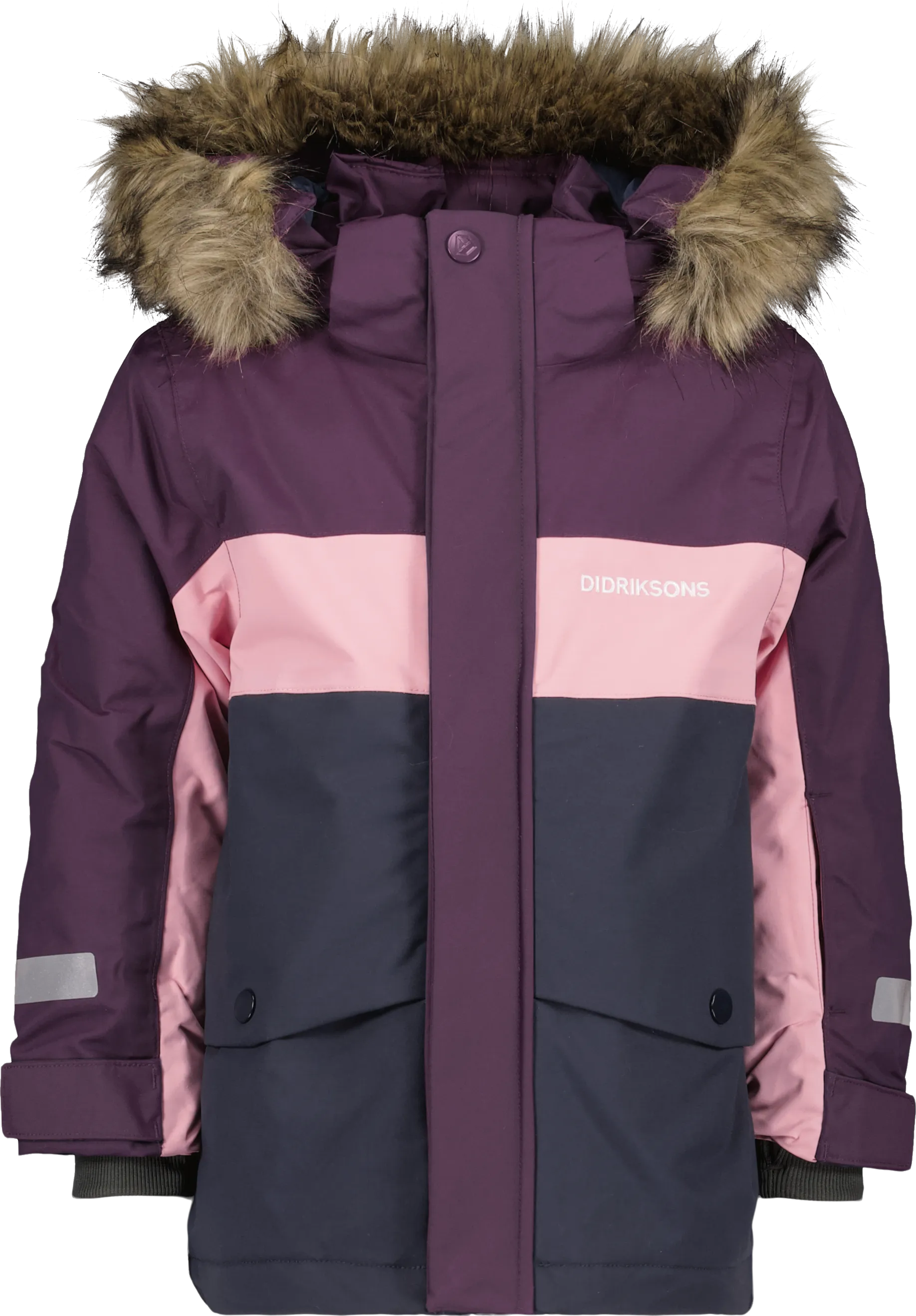 Didriksons Kids&#x27; Bjärven Parka 2 Plumb | Buy Didriksons Kids&#x27; Bjärven Parka 2 Plumb here | Outnorth