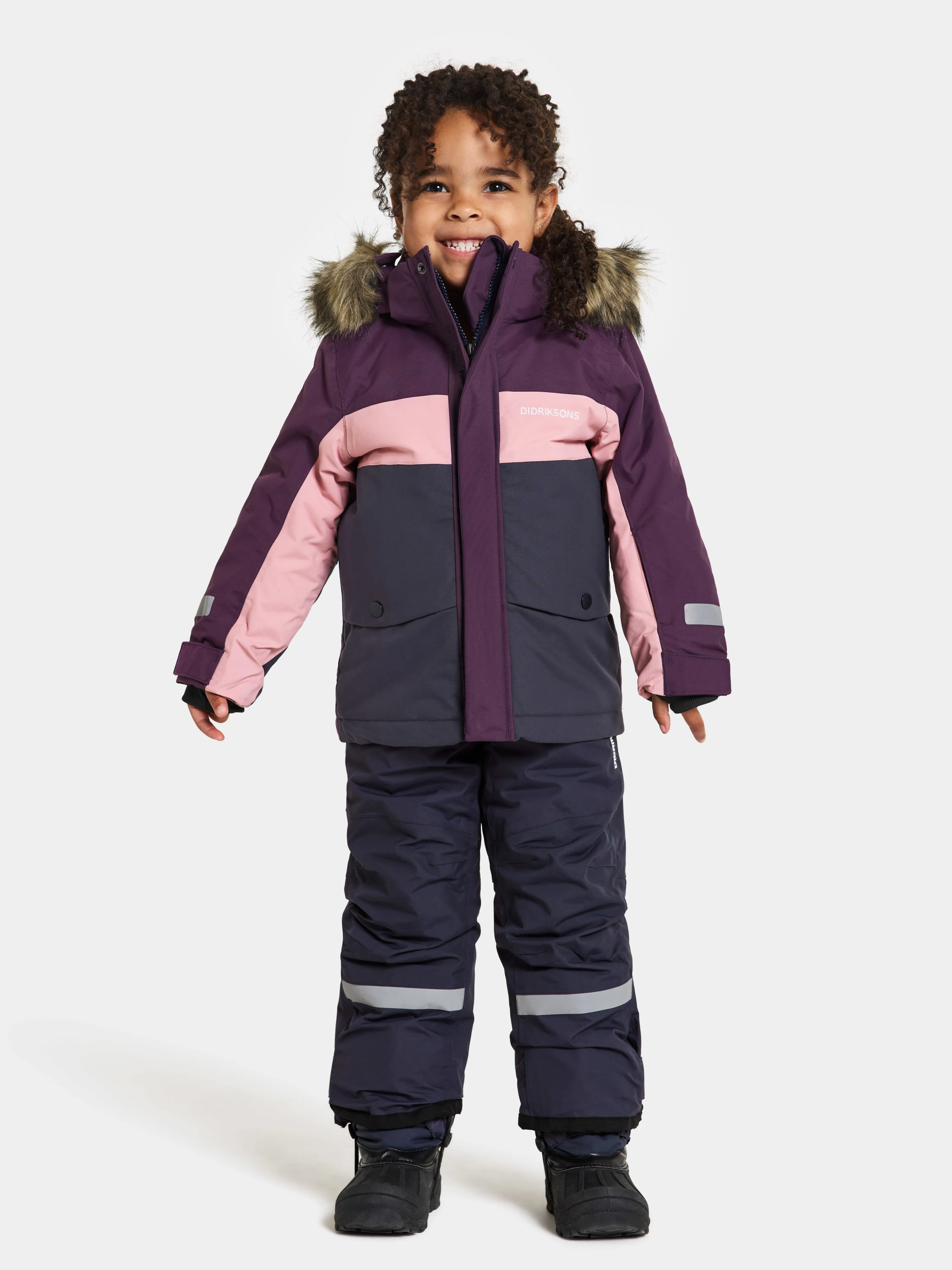 Didriksons Kids&#x27; Bjärven Parka 2 Plumb | Buy Didriksons Kids&#x27; Bjärven Parka 2 Plumb here | Outnorth