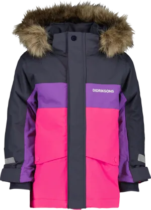 Didriksons Kids&#x27; Bjärven Parka 2 True Pink | Buy Didriksons Kids&#x27; Bjärven Parka 2 True Pink here | Outnorth