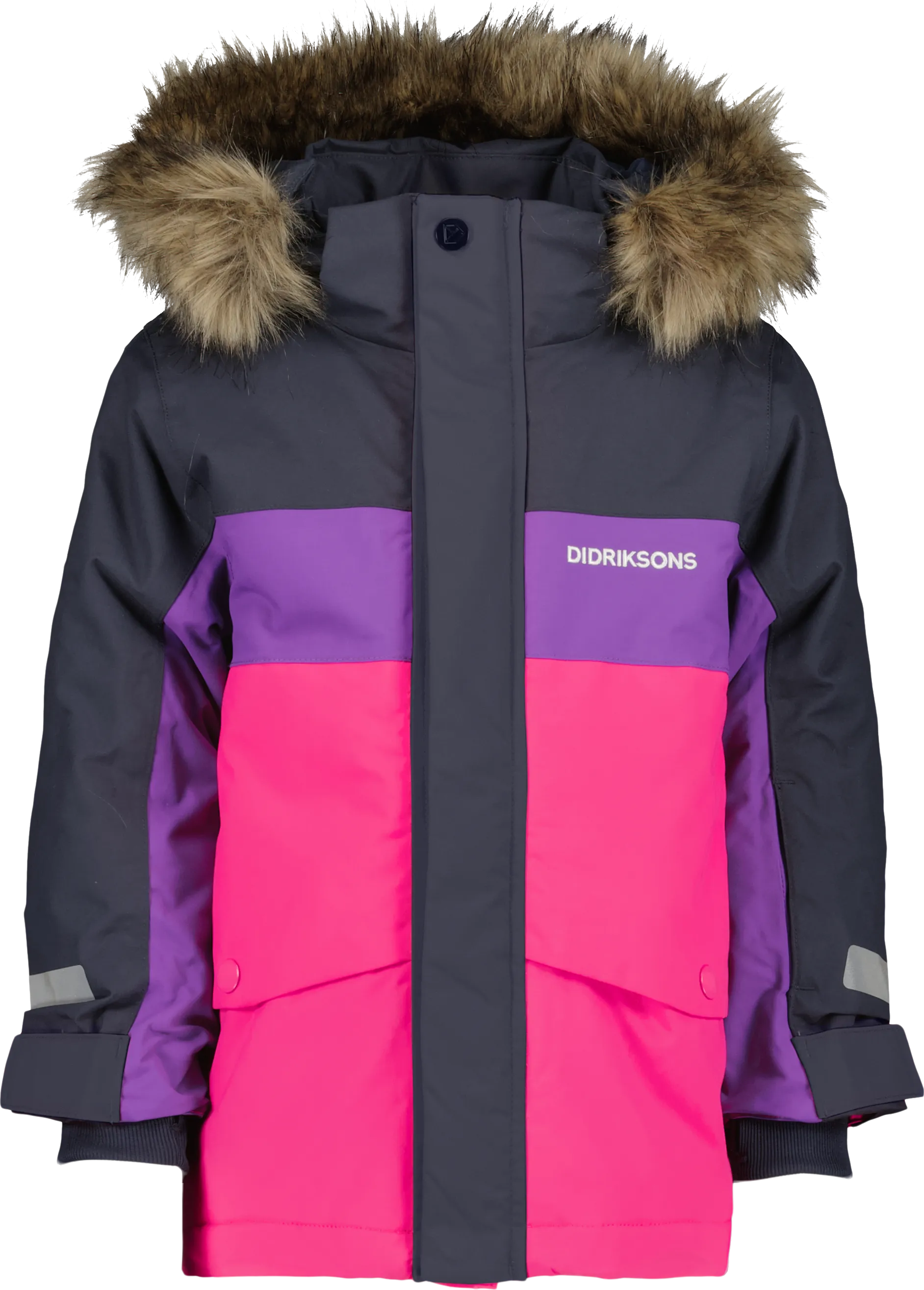 Didriksons Kids&#x27; Bjärven Parka 2 True Pink | Buy Didriksons Kids&#x27; Bjärven Parka 2 True Pink here | Outnorth