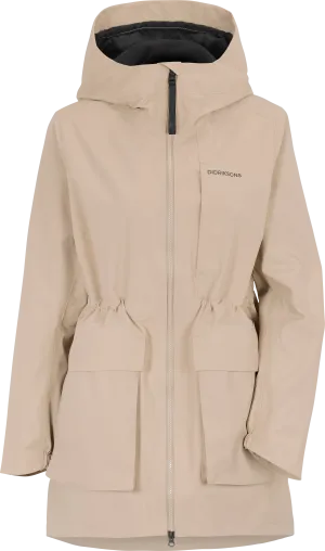 Didriksons Lana Women&#x27;s Parka 2 Clay Beige | Buy Didriksons Lana Women&#x27;s Parka 2 Clay Beige here | Outnorth