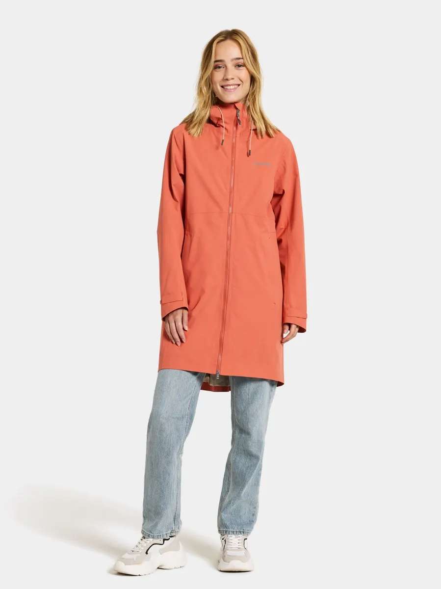 Didriksons Women&#x27;s Bea Parka 6 Brique Red | Buy Didriksons Women&#x27;s Bea Parka 6 Brique Red here | Outnorth