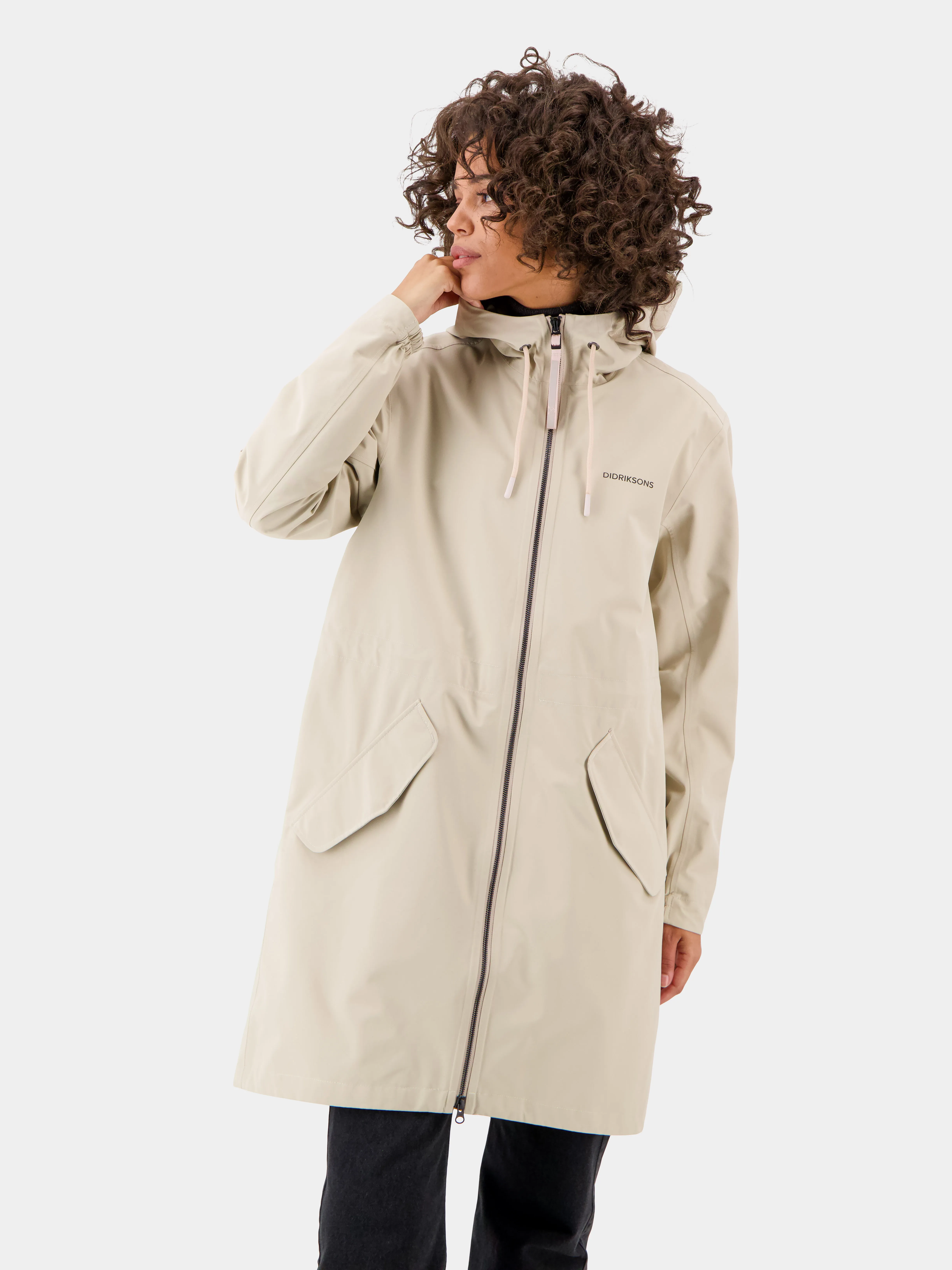 Didriksons Women&#x27;s Marta Parka 2 Clay Beige | Buy Didriksons Women&#x27;s Marta Parka 2 Clay Beige here | Outnorth