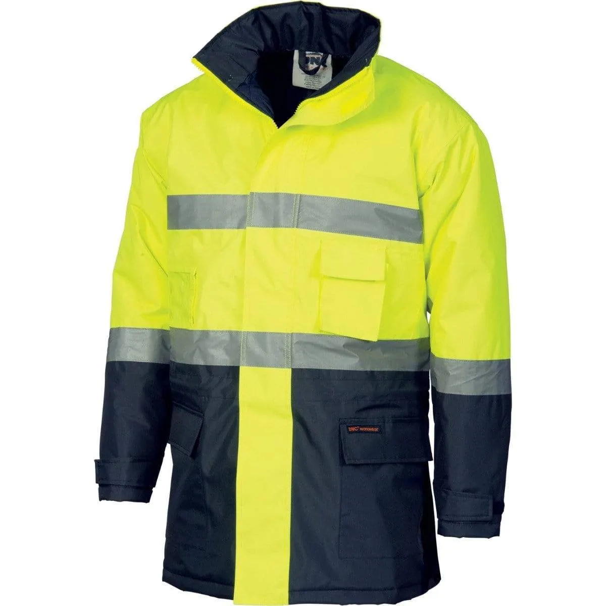 Dnc Workwear Hi-vis D/n Two-tone Parka Jacket - 3768