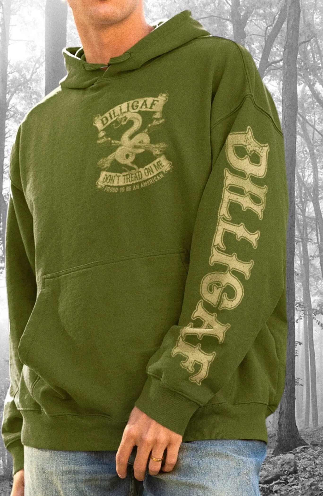 Don't Tread on Me Pullover Hoodie