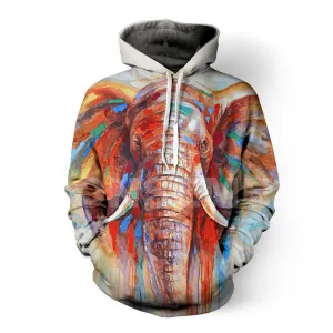 Elephant Art Hoodie