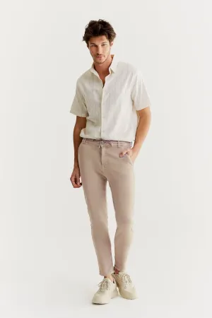 Felix Jogger Chino Pants Moon Rock