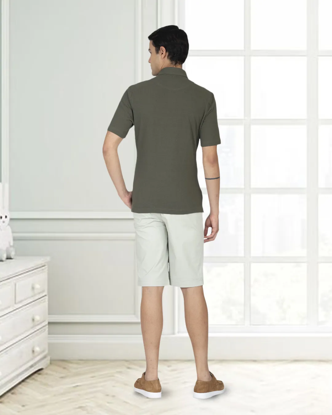 Genoa Pale Green Shorts