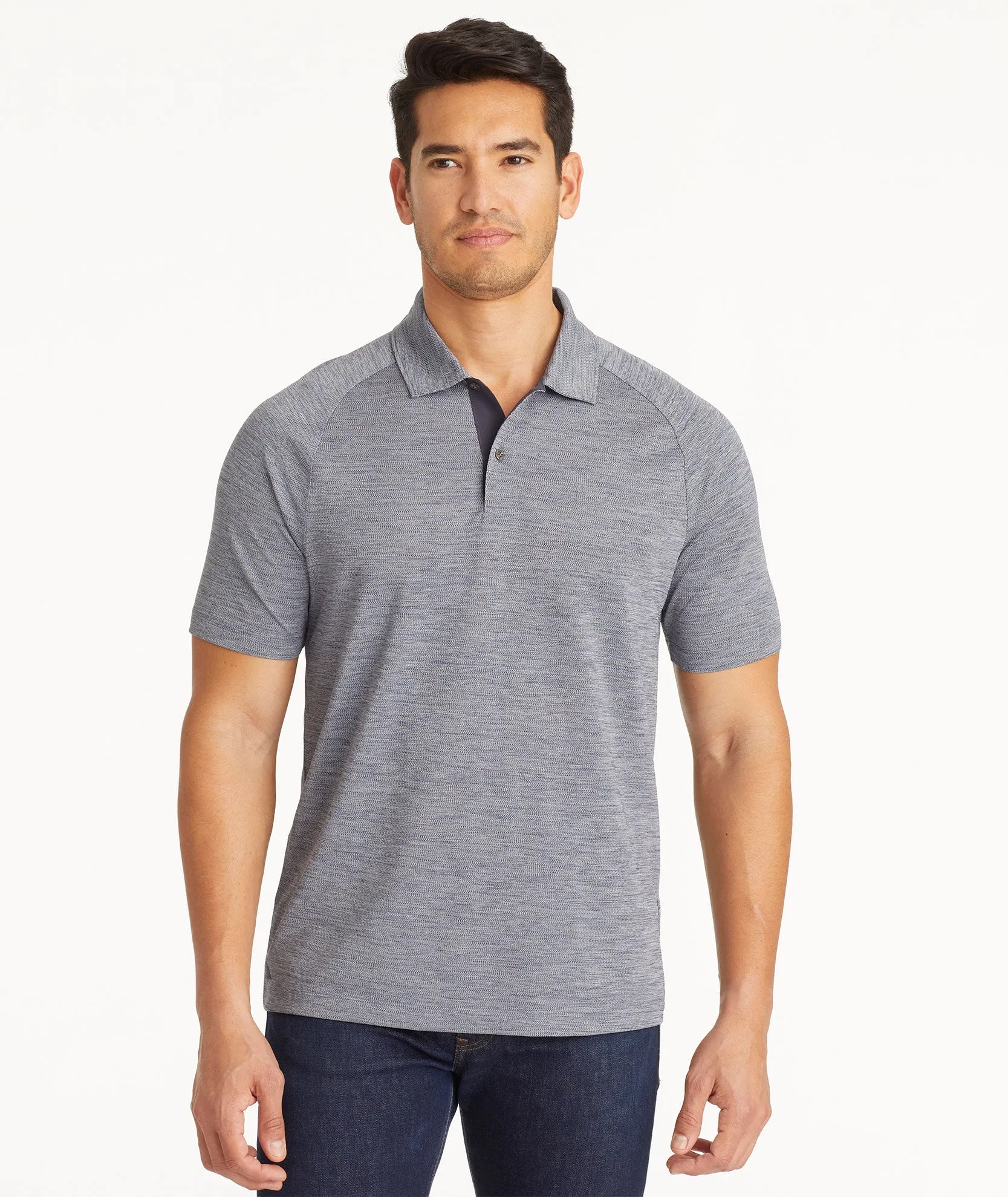 Heathered Performance Polo - FINAL SALE