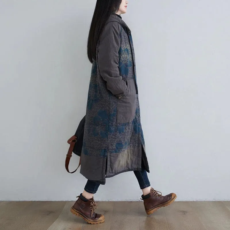 Irregular Split Padded Parka