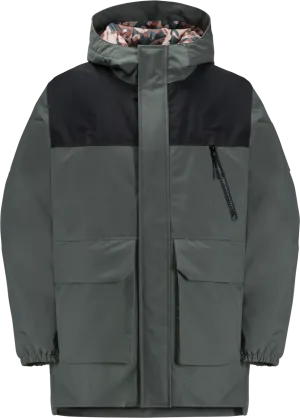 Jack Wolfskin Teens&#x27; 2-Layer Insulated Parka Slate Green | Buy Jack Wolfskin Teens&#x27; 2-Layer Insulated Parka Slate Green here | Outnorth