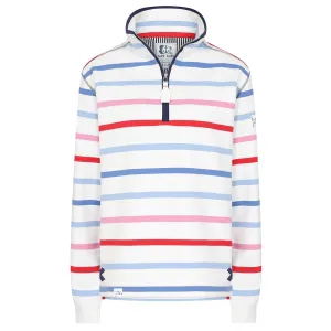 Lazy Jacks Supersoft Stripe 1/4 Zip Sweatshirt LJ35