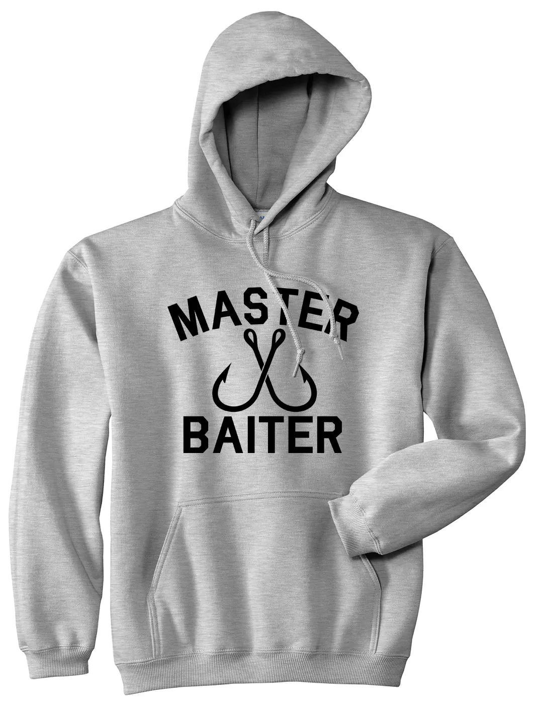 Master Baiter Fishing Hook Mens Pullover Hoodie