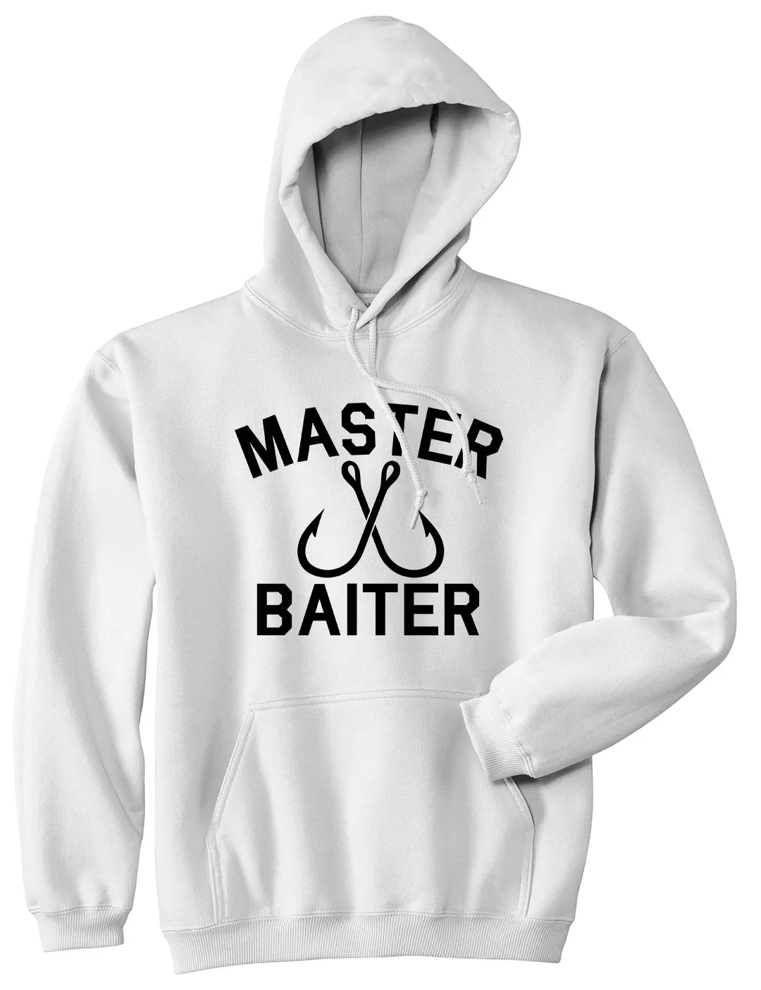 Master Baiter Fishing Hook Mens Pullover Hoodie