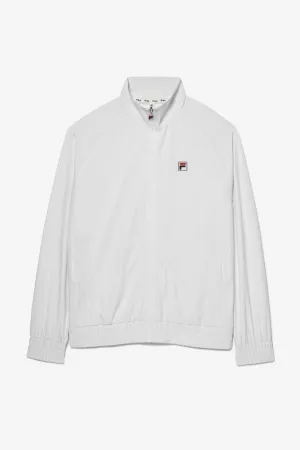 Mens Fila Woven Court Track Jacket (White)