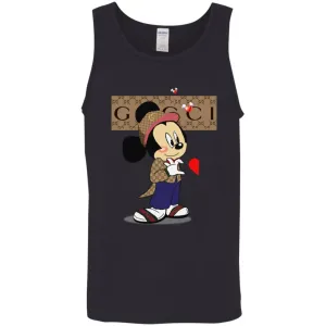 Mickey Mouse Love Couple T-shirt Valentine's Day T-shirt Men Cotton Tank