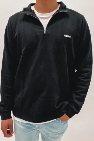 Miles 1/4 Zip Black