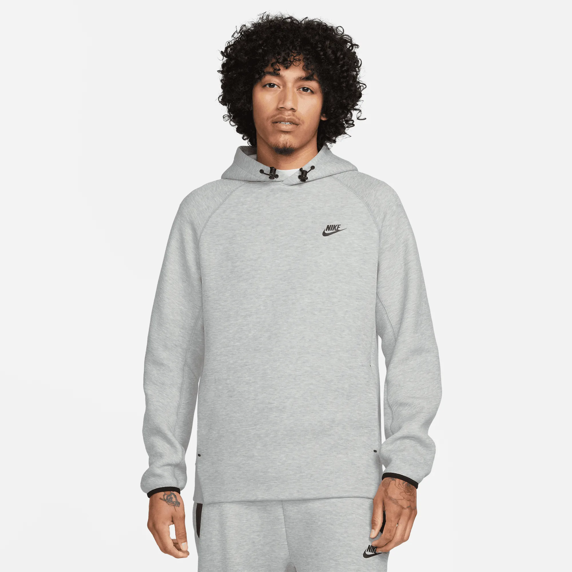 Nike Sportswear Dark Grey Tech Fleece Pullover Hoodie