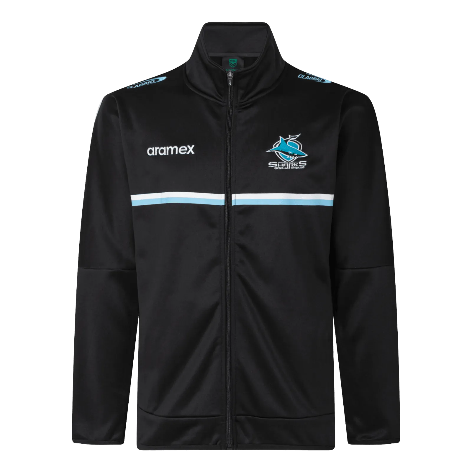 NRL 2023 Track Jacket - Cronulla Sharks - Adult - Rugby League - CLASSIC