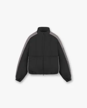 Nylon Track Jacket - Black