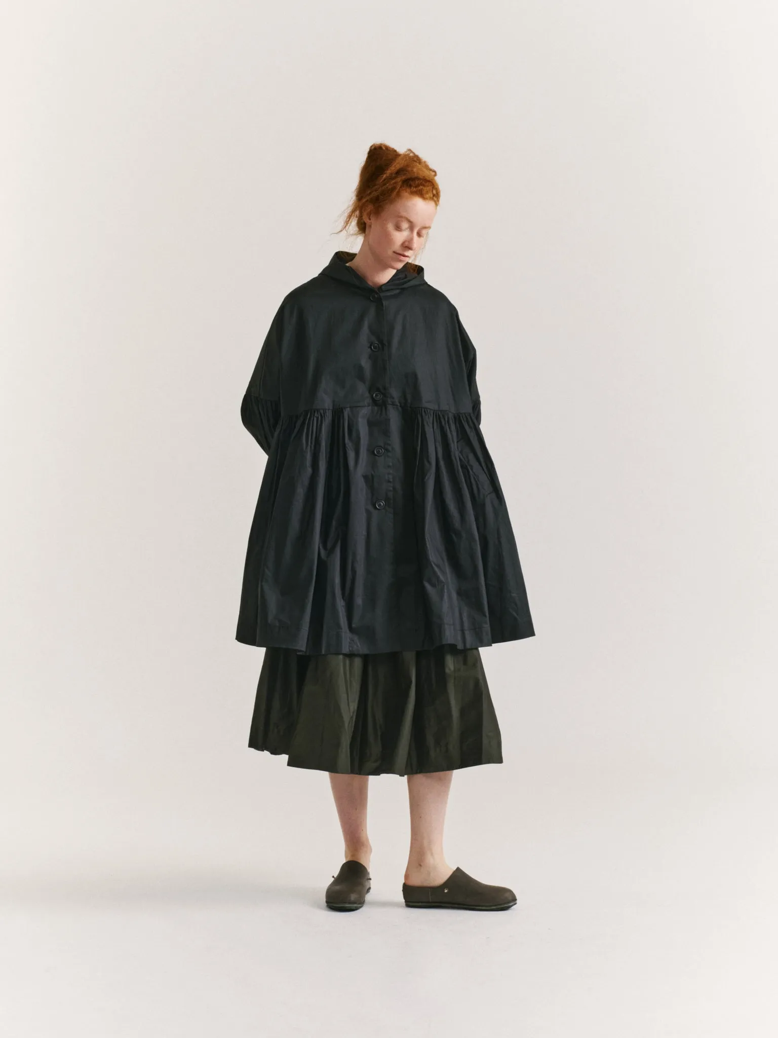 PARKA CAMELIA - LACQED - BLACK