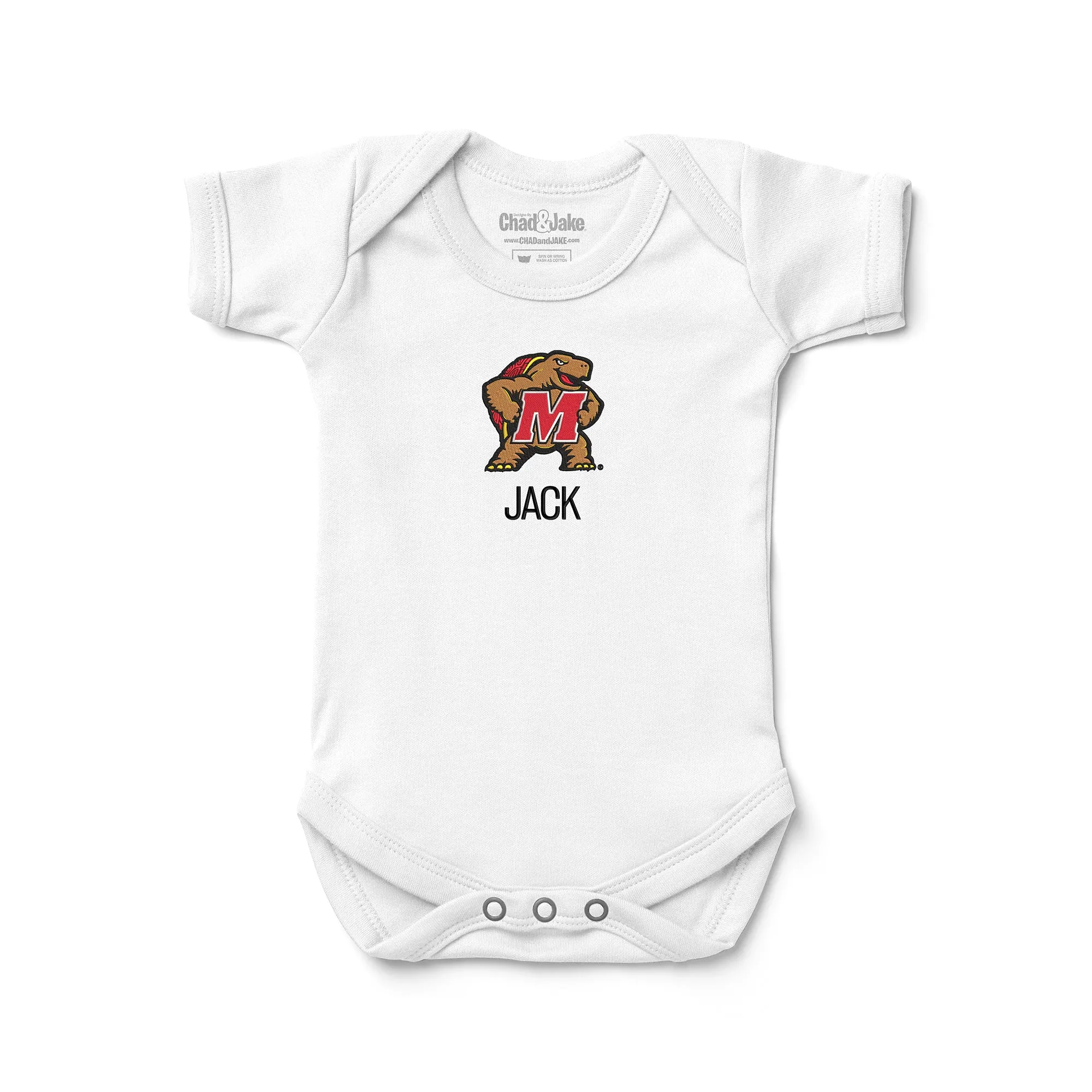 Personalized Maryland Terrapins Mascot Bodysuit