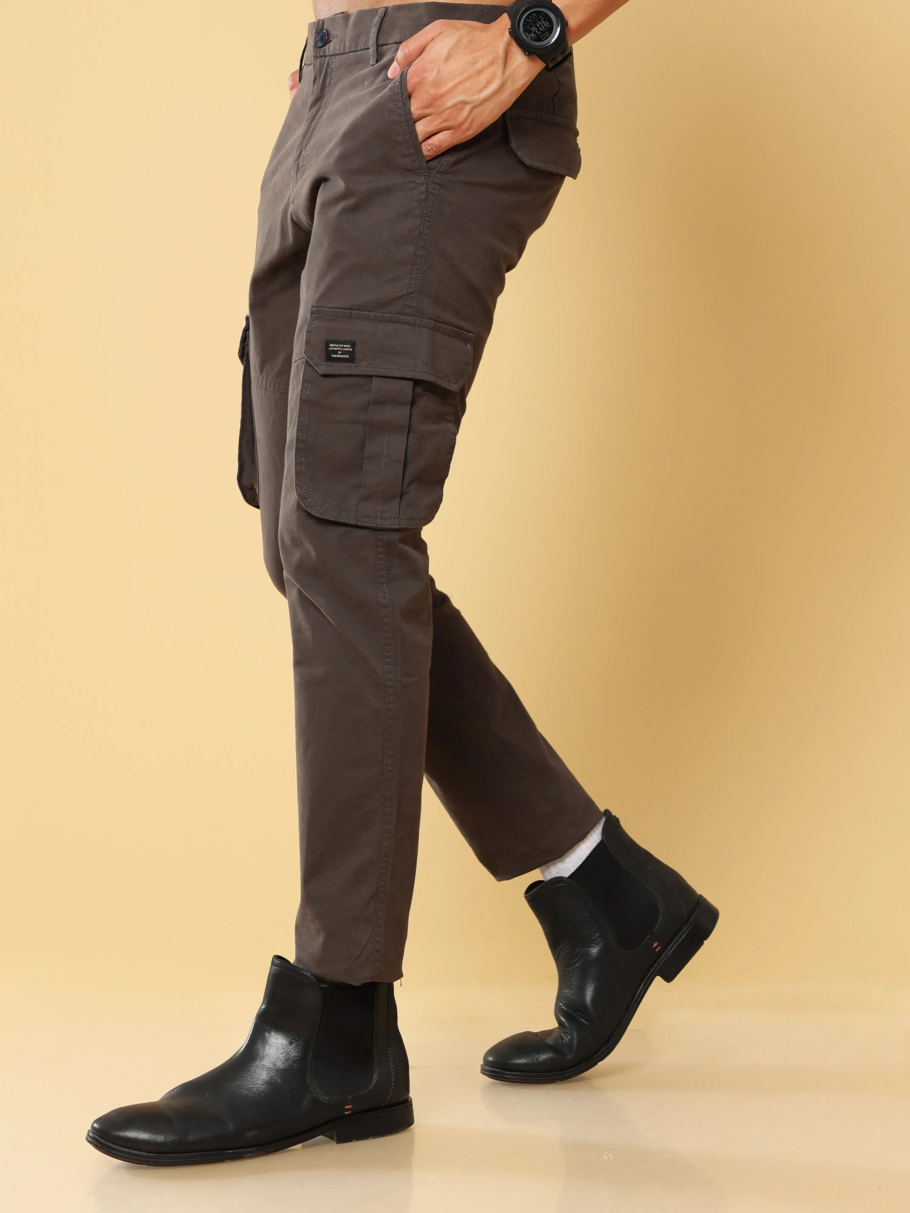 Premium Dark Grey Cargo Pant