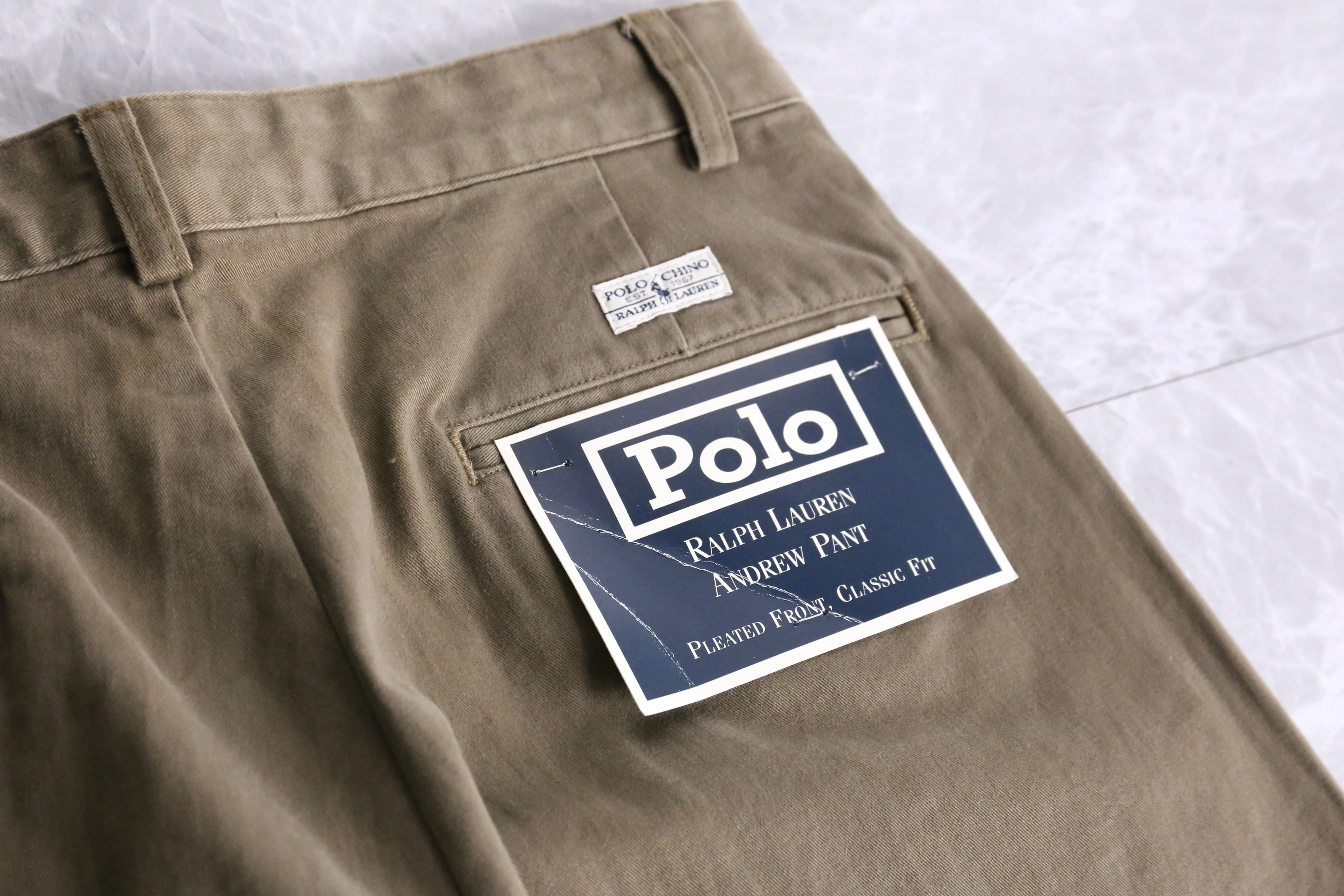 "Polo by Ralph Lauren" sand beige chino