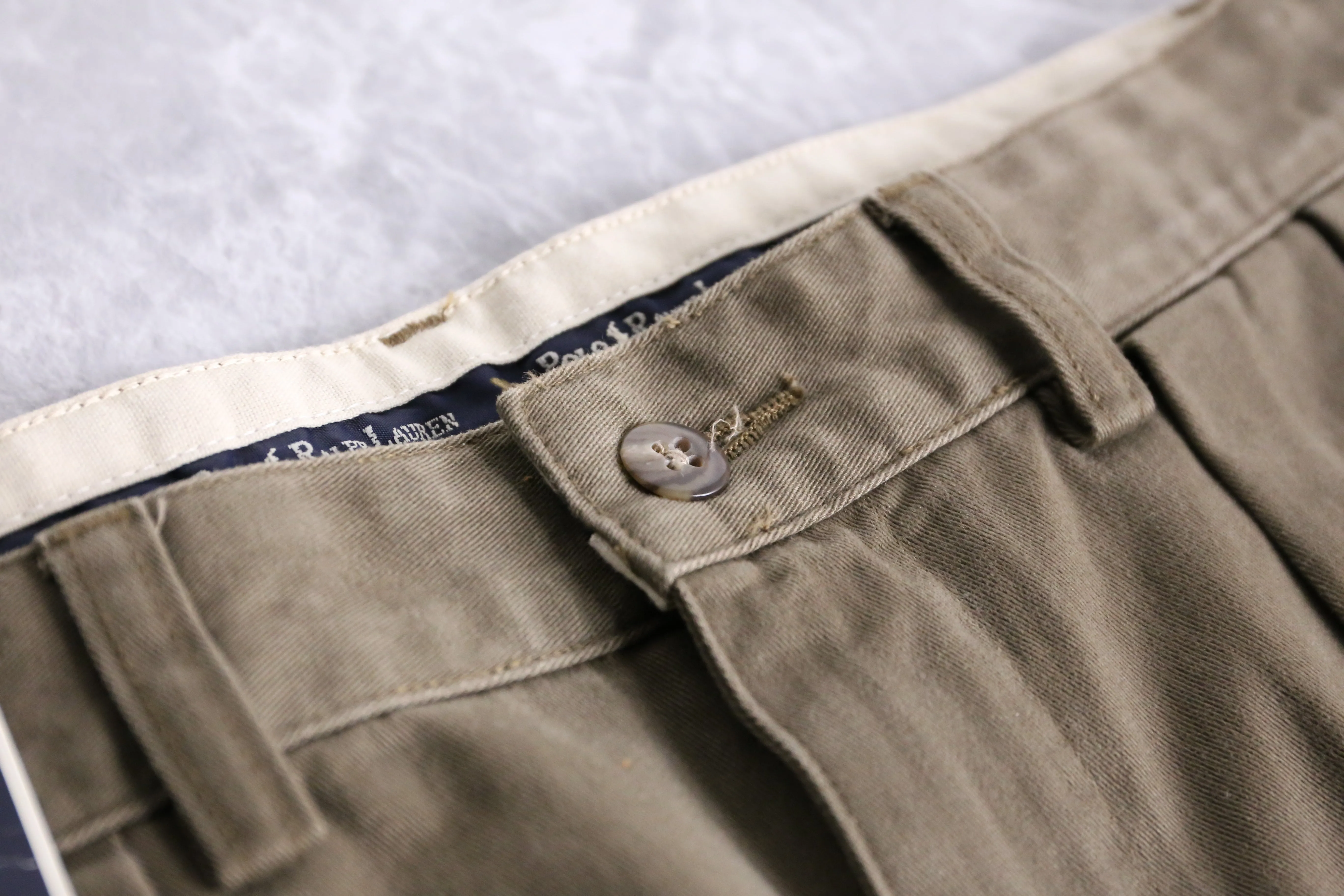 "Polo by Ralph Lauren" sand beige chino