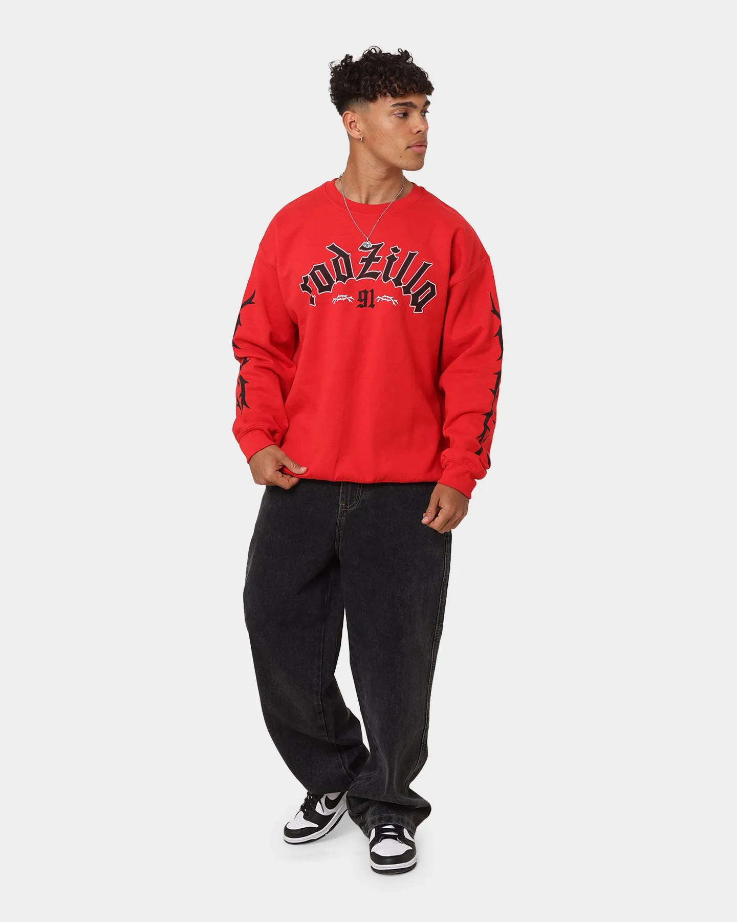 Rodman Brand Rodzilla Crewneck Red