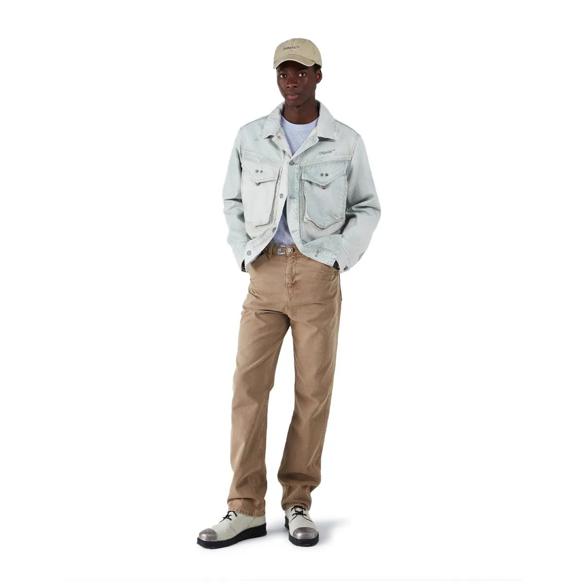 Straight Denim Jeans 'Pale Chino'