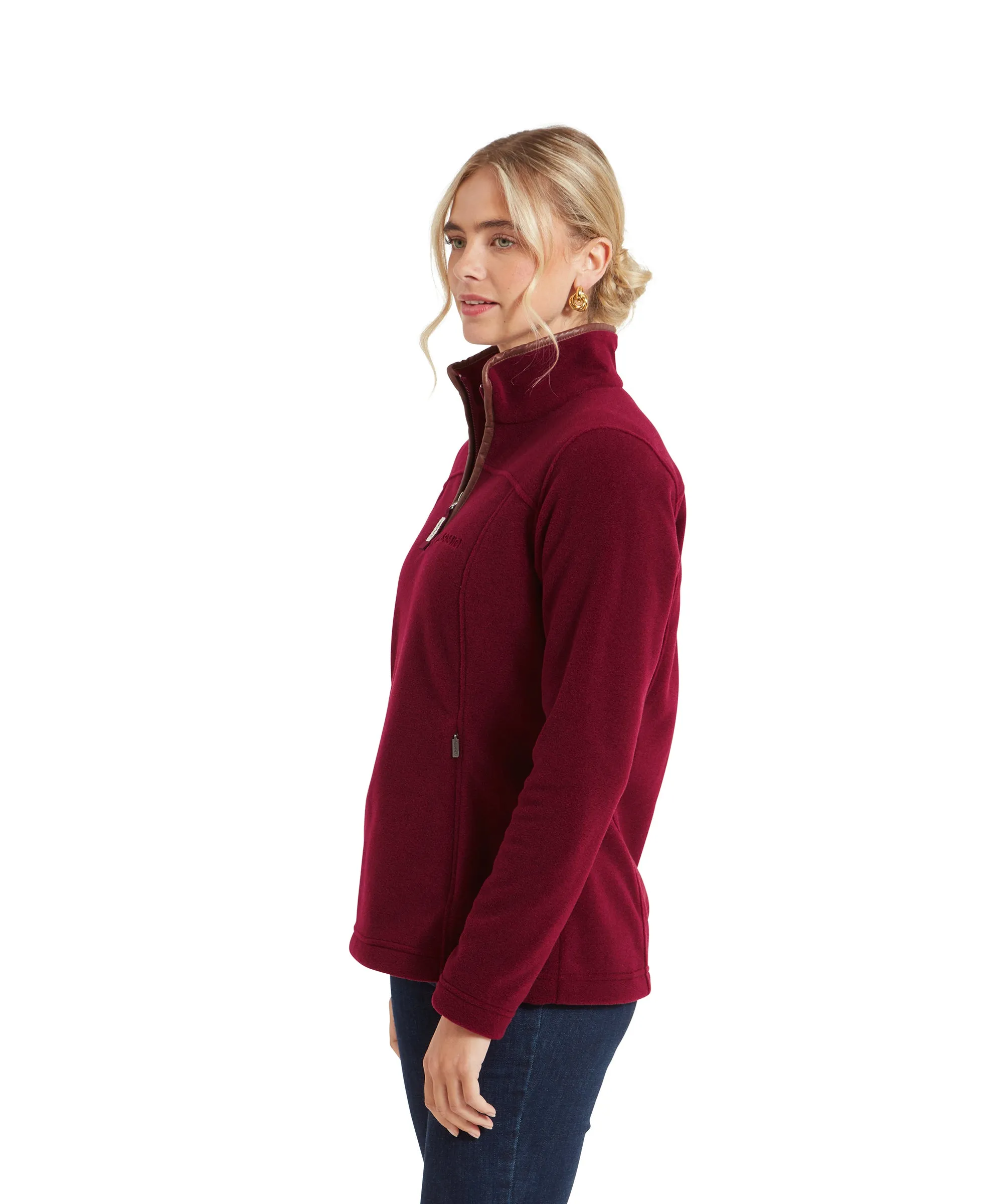 Tilton II Quarter Zip Fleece - Claret