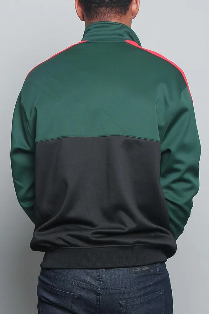 Tri-Colored Track Jacket