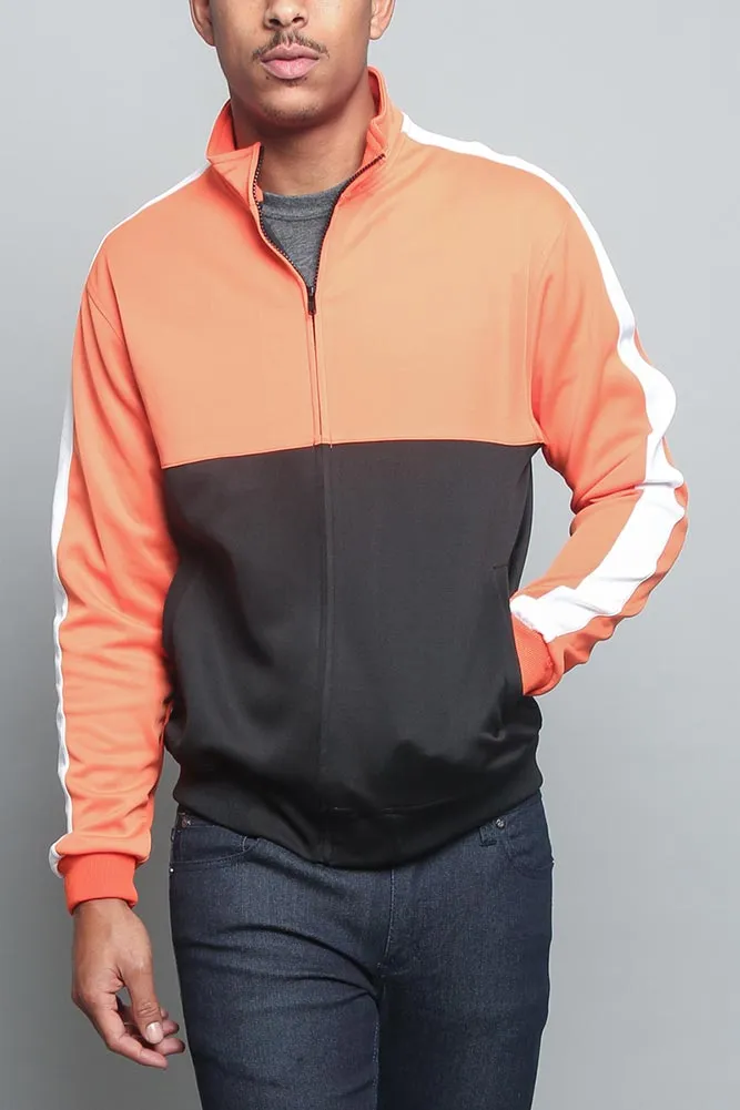 Tri-Colored Track Jacket