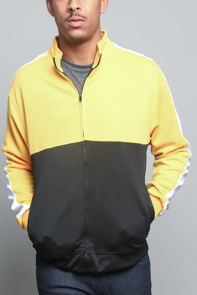 Tri-Colored Track Jacket