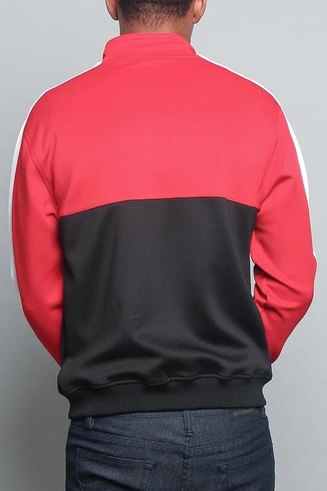 Tri-Colored Track Jacket